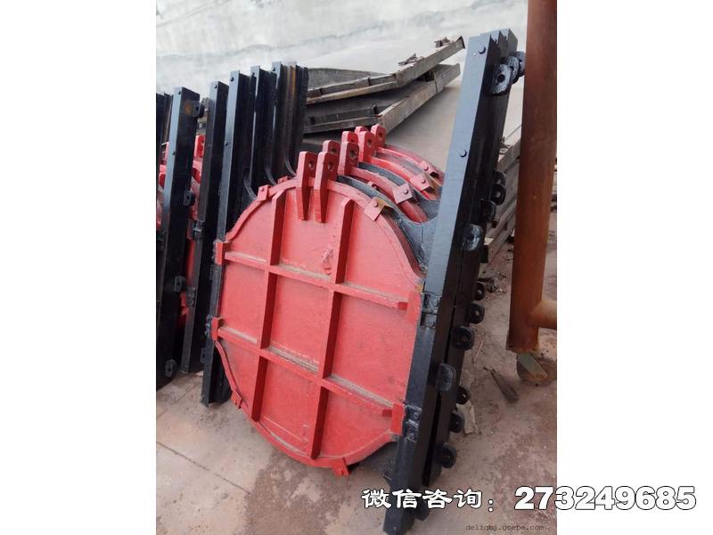船山排水铸铁镶铜圆闸门